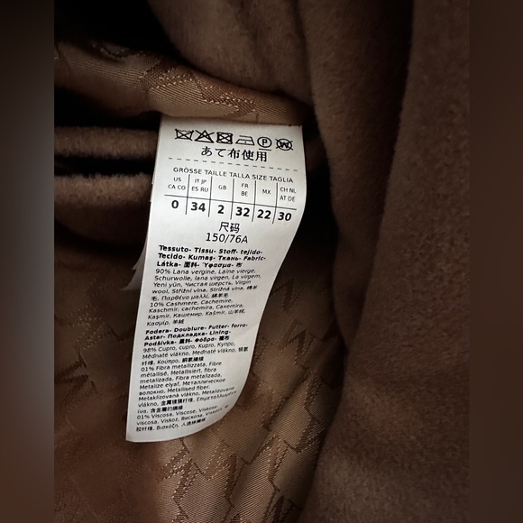 MAX MARA 101801 Icon Camel Coat NWT - Picture 10 of 15
